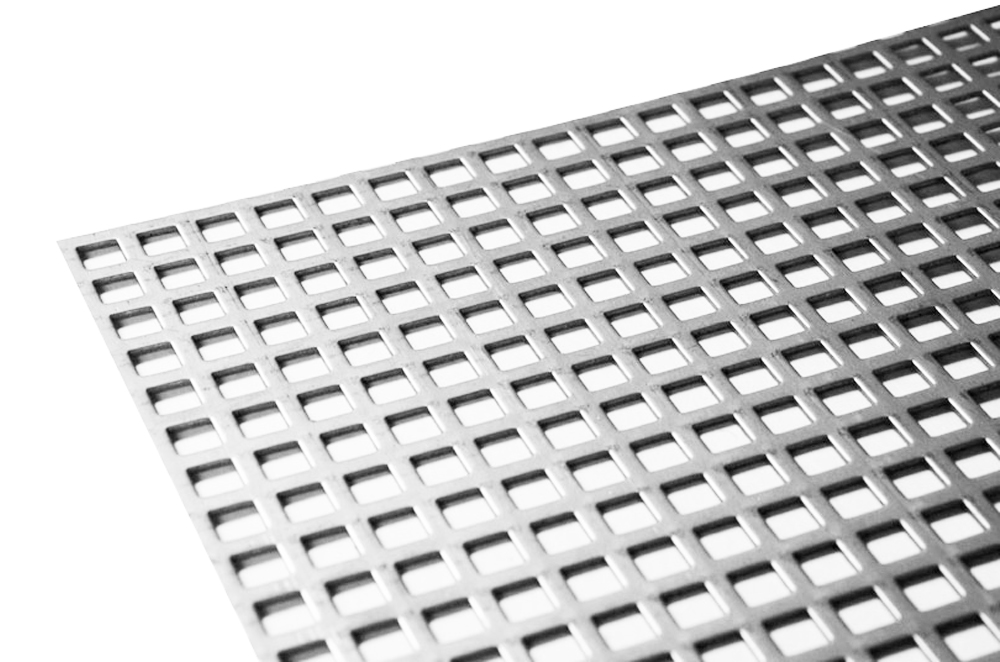 ALU 1050 Perforated plate square C5/U7,5 2000x1000x1 mm