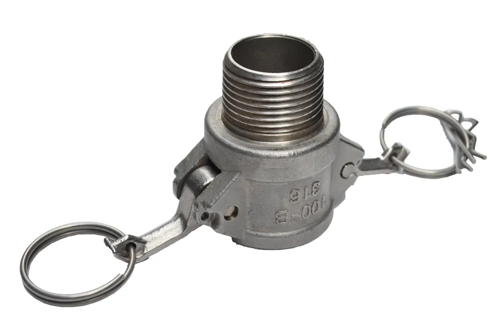 RVS 316L 1.4404 Camlock Type B bu (moeder) BSP 3/4"