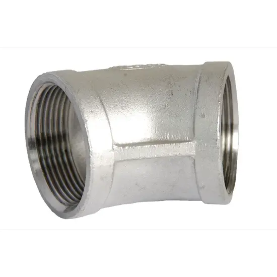 RVS 316 1.4408 Knie KI 45 gr bi/bi (nr 120) BSP 1.1/4"