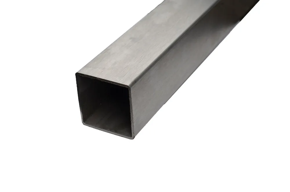 RVS 304L 1.4307 Koker inwendig lasnaad weggerold K320 geslepen 35x35x1,5 mm
