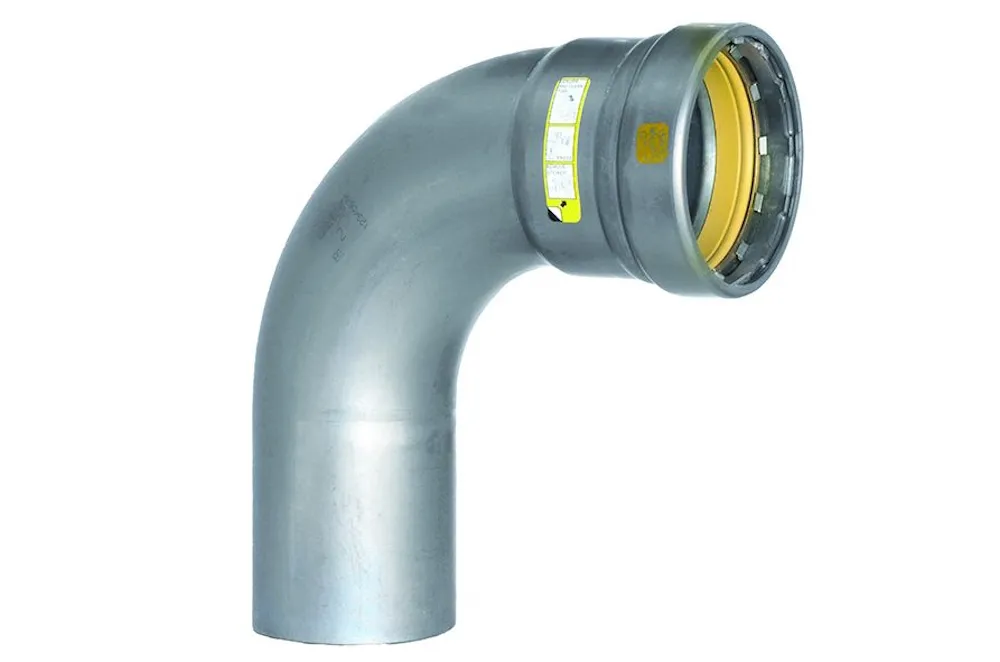 Staal SANHA Heavy Steel Press bocht 90 gr M/P Gas 33,7 mm 1"