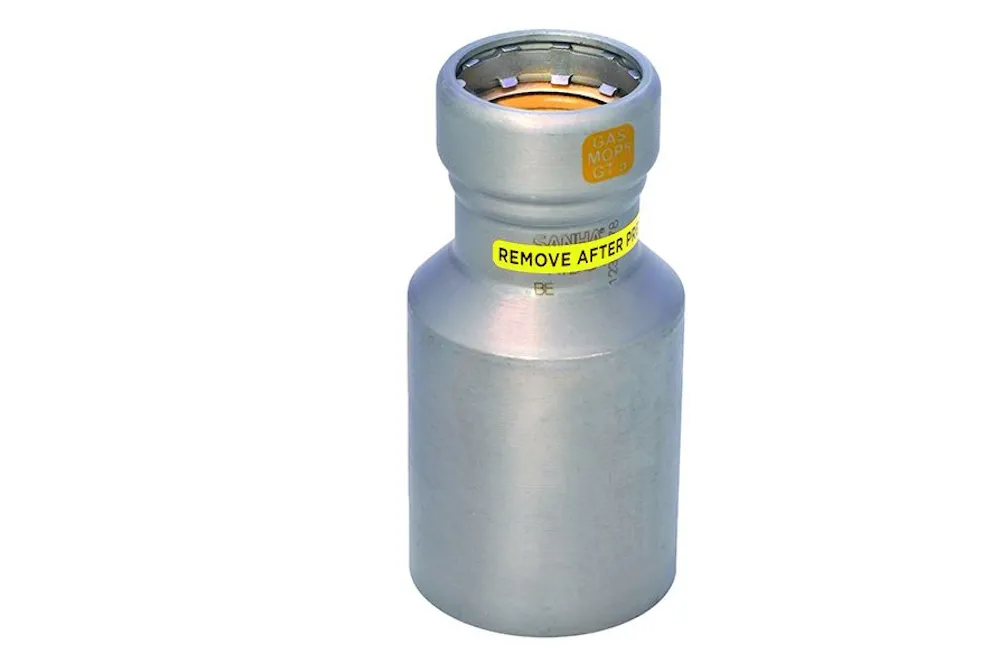 Staal SANHA Heavy Steel Press verloopmof M/P Gas 48,3x42,4 mm 1.1/2"x1.1/4"