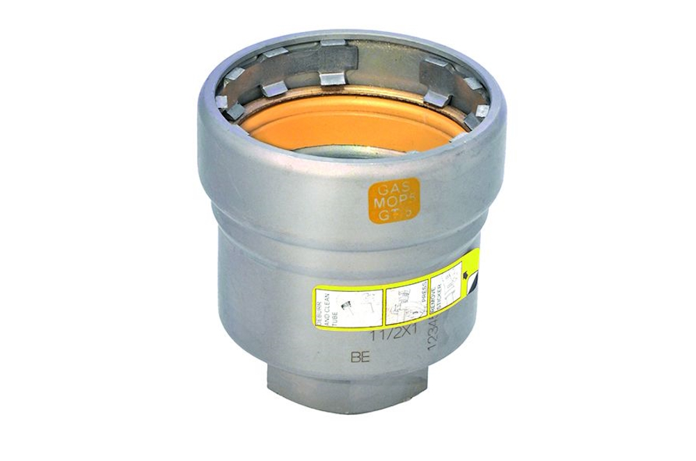 Staal SANHA Heavy Steel Press verloopmof P/bi BSP Gas 26,9 mm x 3/4"