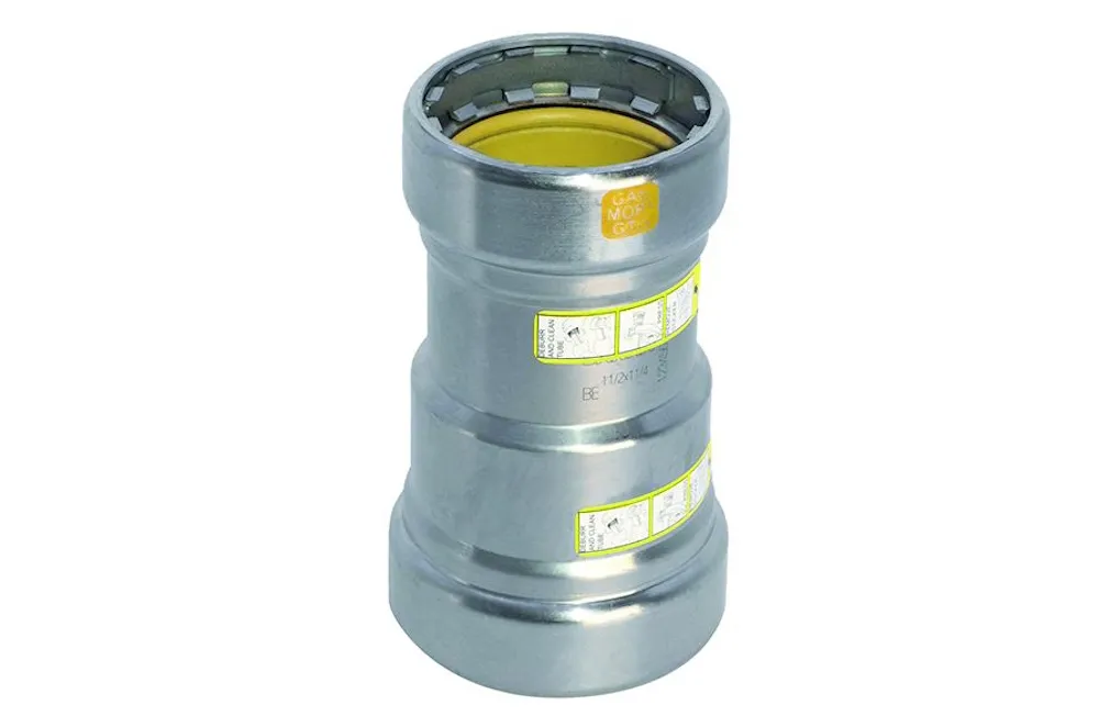 Staal SANHA Heavy Steel Press verloopmof P/P Gas 60,3x48,3 mm 2"x1.1/2"