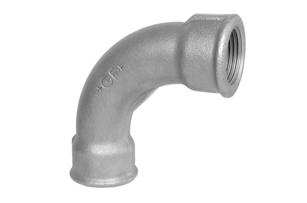 Mall. verzinkt Lange bocht 90 gr bi/bi (nr 2) BSP 3/8"