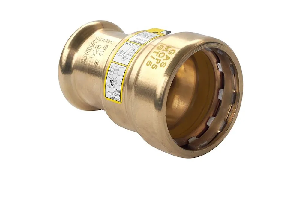 Staal SANHA Heavy Steel Press adapter P/F Gas 21,3x15 mm 1/2"
