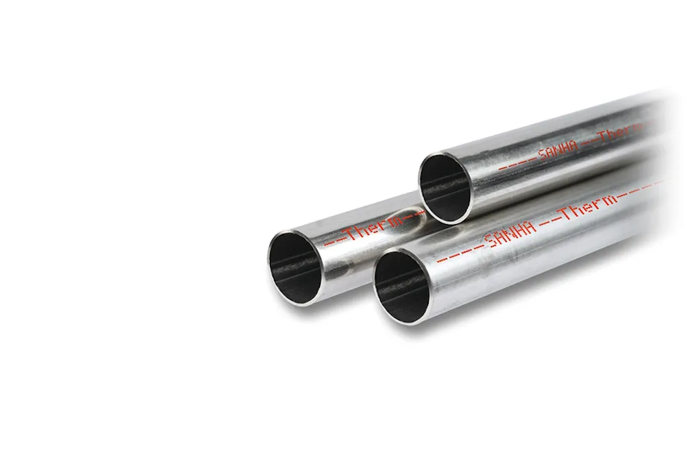 Staal E195 SANHA Therm Press buis gelast EN10305-3 verzinkt 88,9x2 mm